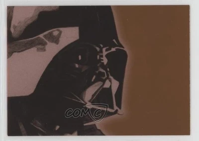 2009 Topps Star Wars Galaxy Series 4 Foil Art Bronze Darth Vader #4 6or - Image 1 of 3
