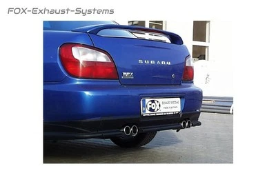 Sistema de carreras dúplex (con tubo de sonido) para Subaru Impreza GD Gg por 2x70 mm Foto 1 de 3