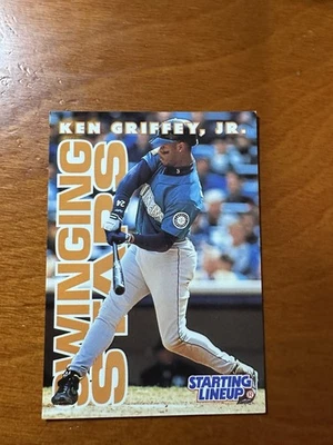KEN GRIFFEY JR 1996 KENNER STARTING LINEUP CARD - SEATTLE MARINERS - Image 1 of 2