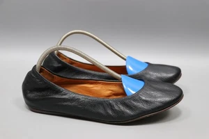 Lanvin schwarze Leder Ballerinas Damen Größe 38/US7 - Bild 1 von 20