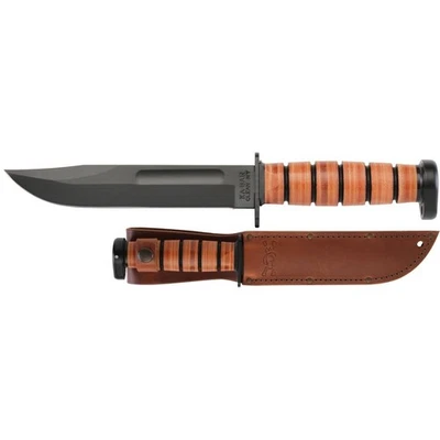 KA-BAR 1317 Cabeza de Perro Cuchillo Fijo Utilitario 12.00" Punta de Clip 1095 Cro-Van Foto 1 de 3