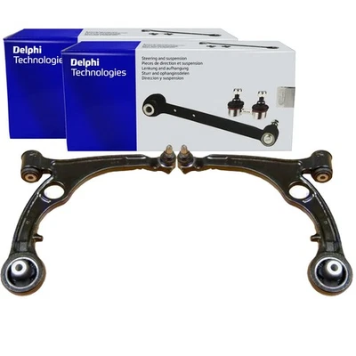 2X DELPHI Horquilla Abajo Delantero Izquierdo Exterior Derecho Para Fiat Stilo - Imagen 1 de 4