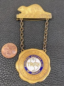 Prendedor medalla TORONTO ASOCIADO PUBLICIDAD CLUB OF AMERICA TRUTH Maryland 1913 - Imagen 1 de 12
