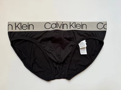 NEW - Calvin Klein Steel Microfiber Low Rise Hip Brief Mens Underwear Size MD  - Image 1 of 4