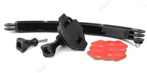 360 Degrees Swivel Rotate Helmet Base Mount Arm Extension for GoPro 10 9 8 7 6 5 - Picture 1 of 6