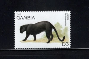 Gambia 1996 Black Leopard montado sin montar o nunca montado - Imagen 1 de 1