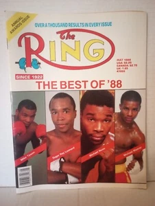 The Ring Boxing Magazine May 1989 Best of 88 Mike Tyson Sugar Ray Leonard Vintag - Picture 1 of 1