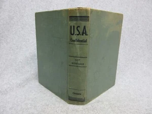 1952 USA CONFIDENTIAL Hand Autographed Signed by BOTH AUTHORS   LAIT & MORTIMER - Picture 1 of 4