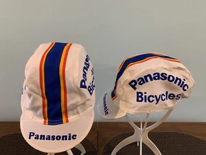 Vintage Panasonic Bicycle Cap with multi color strip, new w/o tags, never worn - Picture 1 of 1
