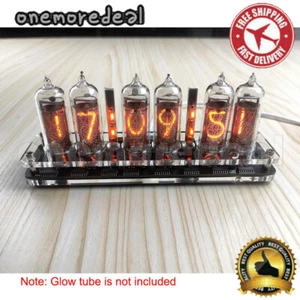 IN-14 6-stellige Nixie Röhrenuhr kreative Schreibtischuhr innovative Wohnkultur OM - Bild 1 von 27