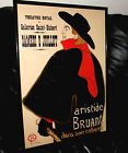 Old Vintage Poster Print Aristide  Bruant Dans Son Cabaret , 1893  Theatre Royal