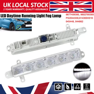 2* LED Daytime Running Light Fog Lamp For Citroen C1 Peugeot 107/108 Toyota Aygo - Picture 1 of 24
