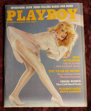 PLAYBOY April 1984 JOAN COLLINS ROY SCHEIDER MARTIN MULL JEAN-FRANCOIS JONVELLE