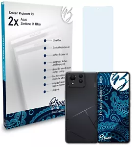 Bruni 2x Protective Film for Asus Zenfone 11 Ultra Screen Protector - Picture 1 of 8