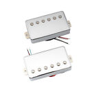 Artec LPA210 Chrome Alnico 5 Covered Humbucker Pickups Set For Les Paul Guitar