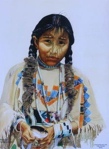 Darla, a Warmsprings Indian Girl - Picture 1 of 1