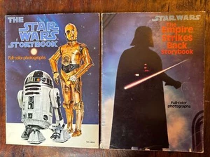 Star Wars & Empire Strikes Back Storybook Lot vintage 1978 1980 softcover - Imagen 1 de 6