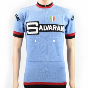 Salvarani merino wool cycling jersey - VV Classics - Picture 1 of 6