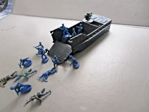 1/72 PENICHE DE DEBARQUEMENT AVEC SOLDATS ATLANTIC - Imagen 1 de 4