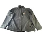 CARHARTT Black Fleece Lined Extremes Work Jacket XL Used Clean RN 14806