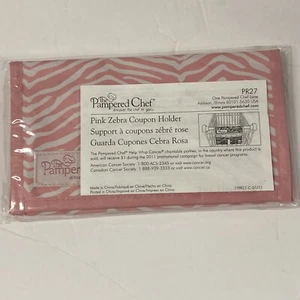 Neu The Pampered Chef Rosa Zebra Gutscheinhalter Zebramuster PR27 HWC 2011 - Bild 1 von 5