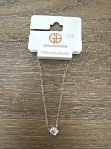 NWT Giani Bernini Women’s 7.25” Charm Bracelet, Sterling Silver - Picture 1 of 3