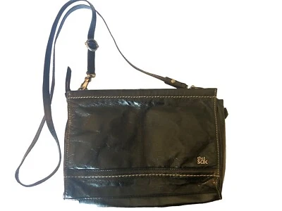 Сумка наплечная Sak Iris Demi клатч кожаная черная конвертированная клатч - Изображение 1 из 4