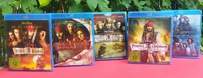 Fluch der Karibik 1-5 • Pirates of the Caribbean • Walt Disney Blu-Ray komplett - Bild 1 von 3