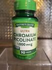 NEW Natures Truth Ultra Chromium Picolinate 1000 MCG 90 Tablets SEALED 4/2024