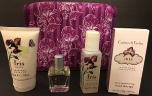 crabtree evelyn iris eau set travel no bag - Picture 1 of 3