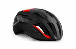 MET Vinci MIPS Road Helmet - Black Red / Matt