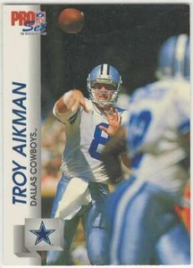 TROY AIKMAN 1992 Pro Set #473 Cowboys  ID:11689