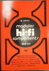 Sams Photofact - MHF-131 Modular HI-FI Components Series
