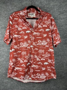 Reyn Spooner NCAA Hawaiian Aloha Button Up Shirt M Arkansas Razorbacks - Bild 1 von 11