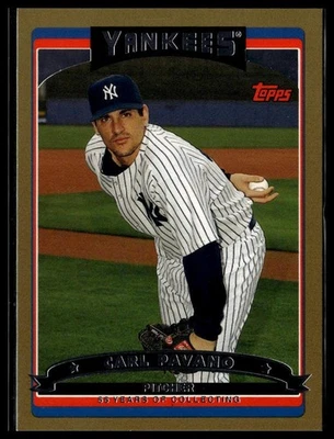 2006 Topps #427 Carl Pavano Gold #/2006 - Image 1 of 2