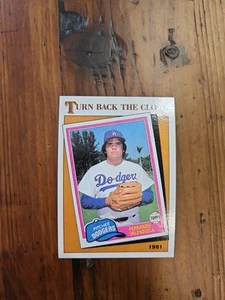 1986 Topps - Turn Back the Clock Valenzuela, Mays, Robinson, Seaver And Maris - Picture 1 of 10