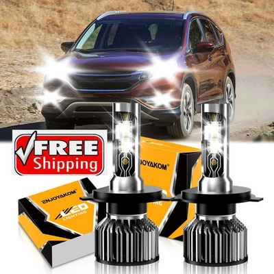 Kit de bombilla LED de haz alto/bajo 6500K blanco para Honda CR-V 1997-2013 2014 Foto 1 de 4