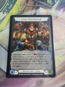 Genis Wotchuneed HERO53 - Flesh and Blood TCG Cold Foil Promo - Bild 1 von 4