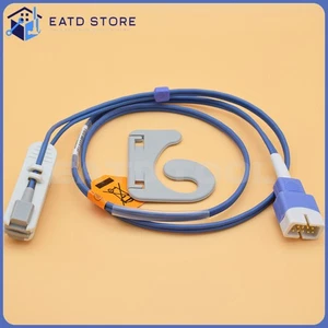 9 Pin Oximax Sensor Sonde Nellcor Erwachsene Ohrclip kompatibel Fabriklieferant 1m - Bild 1 von 4