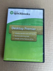 Intuit Quickbooks Desktop Premier 2019 Windows DVD-Rom Permanent Version Retail - Afbeelding 1 van 4