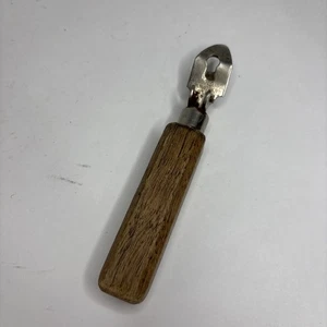Edlund Co Inc Bottle Can Opener punch wood handle vintage Burlington VT USA - Picture 1 of 14