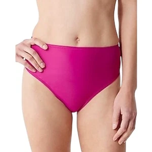J.Crew High-Rise Full-Coverage Bikini Bottom - Magenta Orchid, NWT, Size XS - Picture 1 of 5