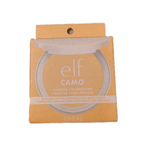 ELF e.l.f. CAMO Powder Foundation - 83007 FAIR 140 W - NEW W/ BOX ...