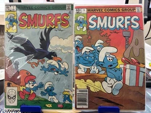 Smurfs #2-3 (1982, Marvel) – Classic Vintage Comic Set! - Picture 1 of 4