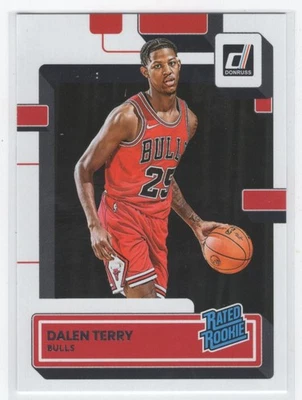 2022-23 Donruss Rated Rookies Dalen Terry Rookie Chicago Bulls #218 - Image 1 of 2