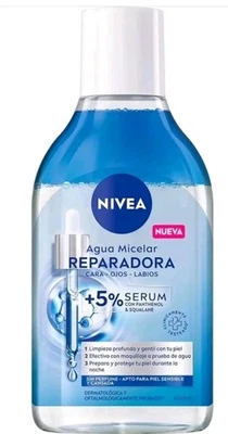 NIVEA AGUA MICELAR REPARADORA/MICELLAR WATER/400ML/SQUALANE/PATHENOL/AMINOACIDOS - Image 1 of 4