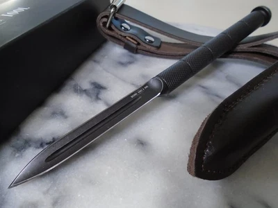 Cuchillo y funda de herramienta Boker History daga triple filo cuchillo vástago GCr15 02HY003 Foto 1 de 4