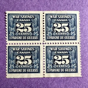 Canadá 1940 -MNH/MH/MNG Bloque de ahorro de guerra de 4. Leer descripción. - Imagen 1 de 2
