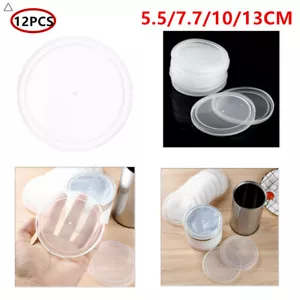 12 Pcs Plastic Can Covers Small Medium Large Seals Can Lids for Canned,Goods - Picture 1 of 34