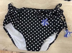Johnny Was Swim Black White High Waist Bottom Size S - NWOT - Picture 1 of 7